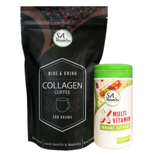 Coffee Collagen + FREE multivitamin X range 20 caps